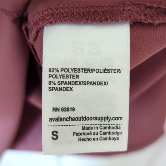 Avalanche Candace Short Sleeve Round Neck Keyhole Back Mini Dress Dark Pink S - Picture 7 of 13